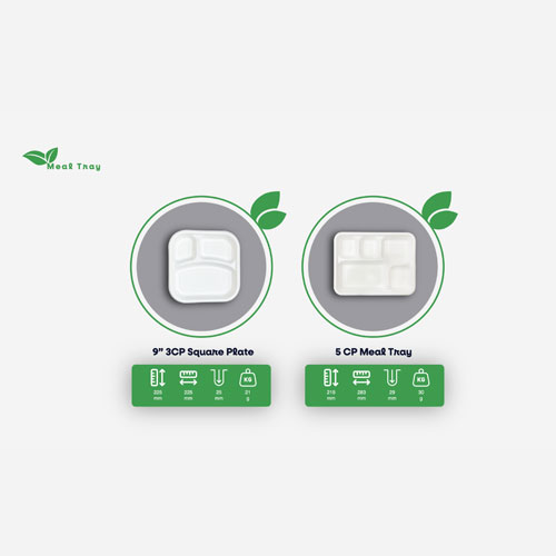 3CP Square Tray (20 gram)